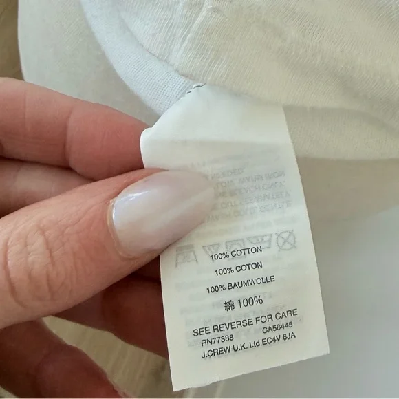 NWOT J.Crew Women’s Classic-Fit Crewneck Tissue T-Shirt | Small (US 2-4) - Picture 5 of 10